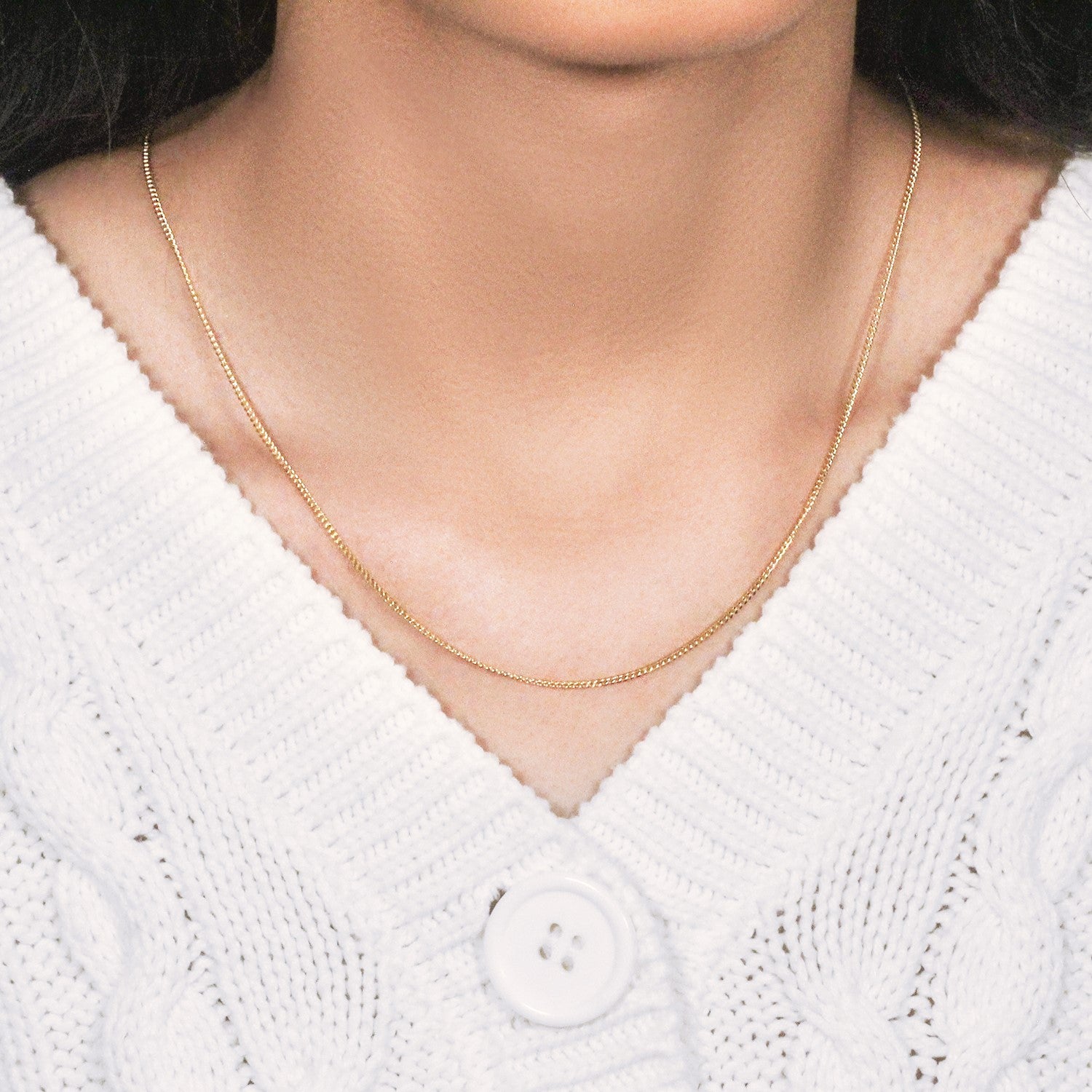 10k Yellow Gold Gourmette Chain (1.40 mm)